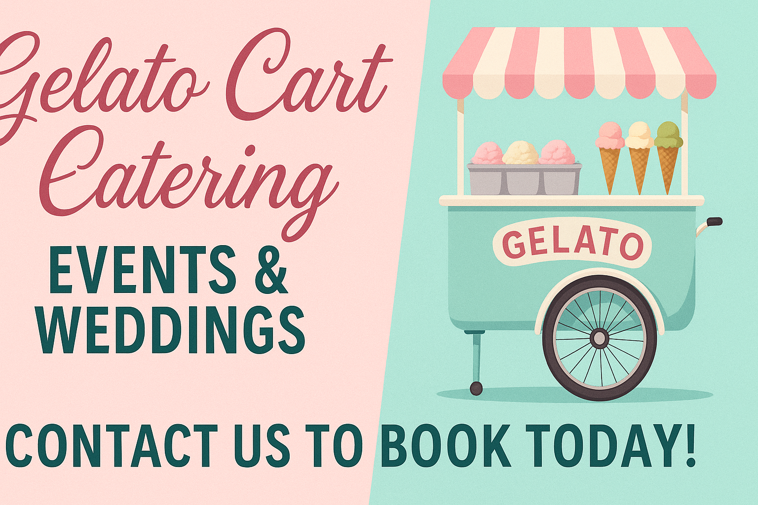 We cater events